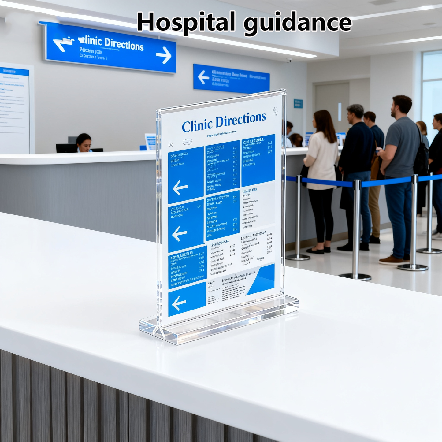 Acrylic Sign Holder 4x6”, 15 Pack Clear Double Sided Vertical Display Stand for Tabletop, for Menu, Flyers, Photos, Perfect for Restaurants, Retail Stores, Office Desks, Exhibitions