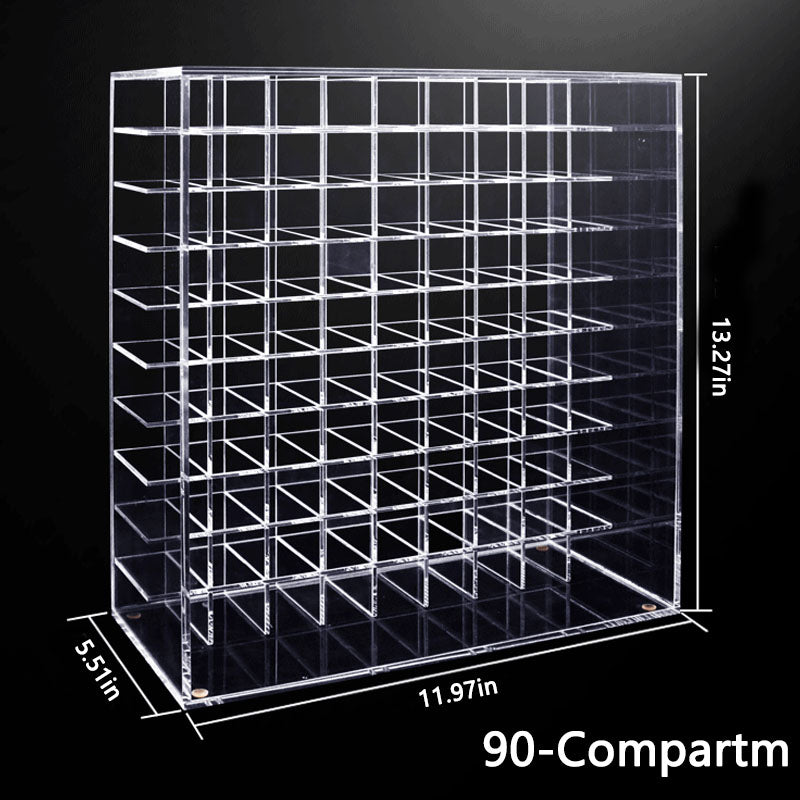 Acrylic Lipstick and Nail Polish Storage Cabinet