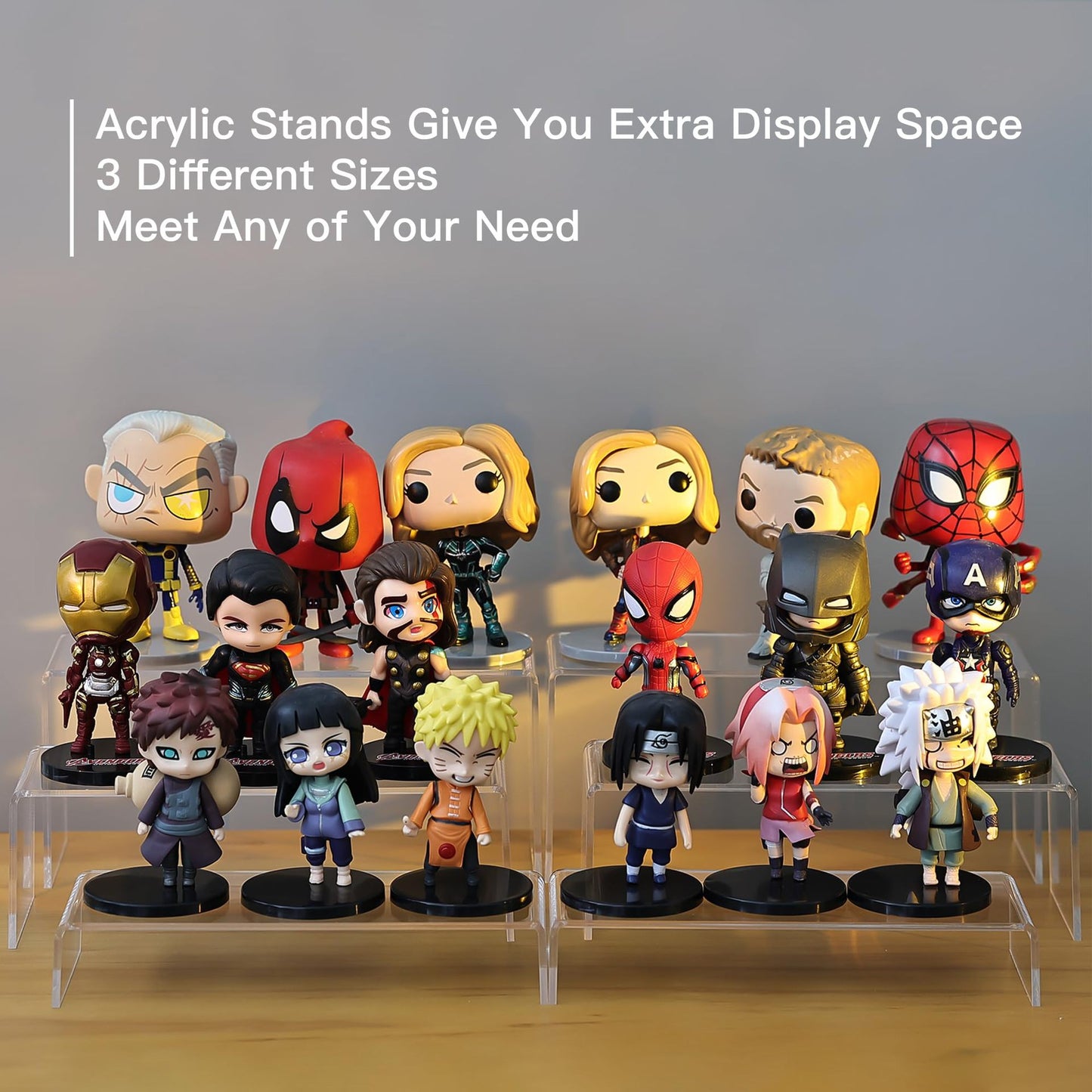 Suitable for displaying figurines