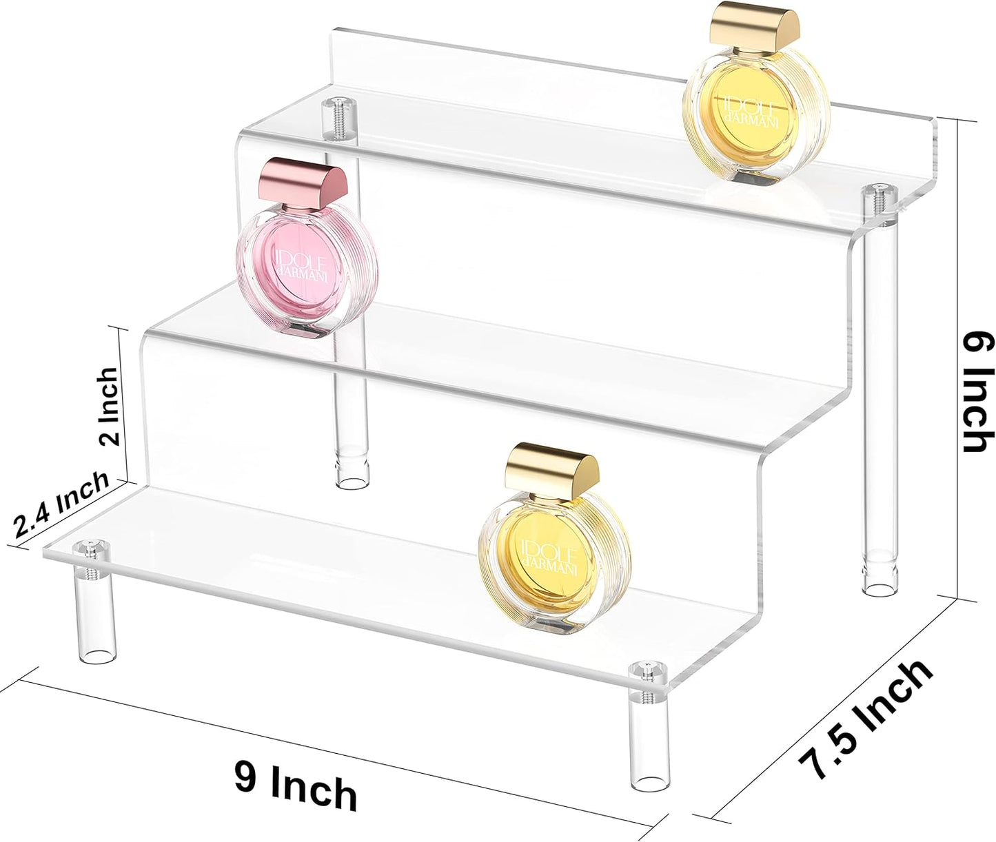 Length 9“, width 7.5”and height 6“