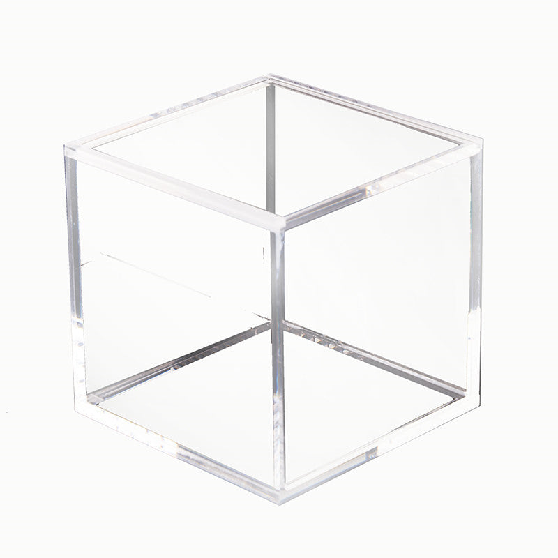 High-transparency one-piece acrylic box