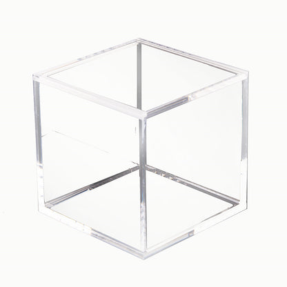 High-transparency one-piece acrylic box