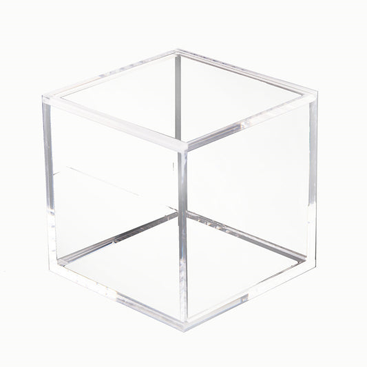 High-transparency one-piece acrylic box
