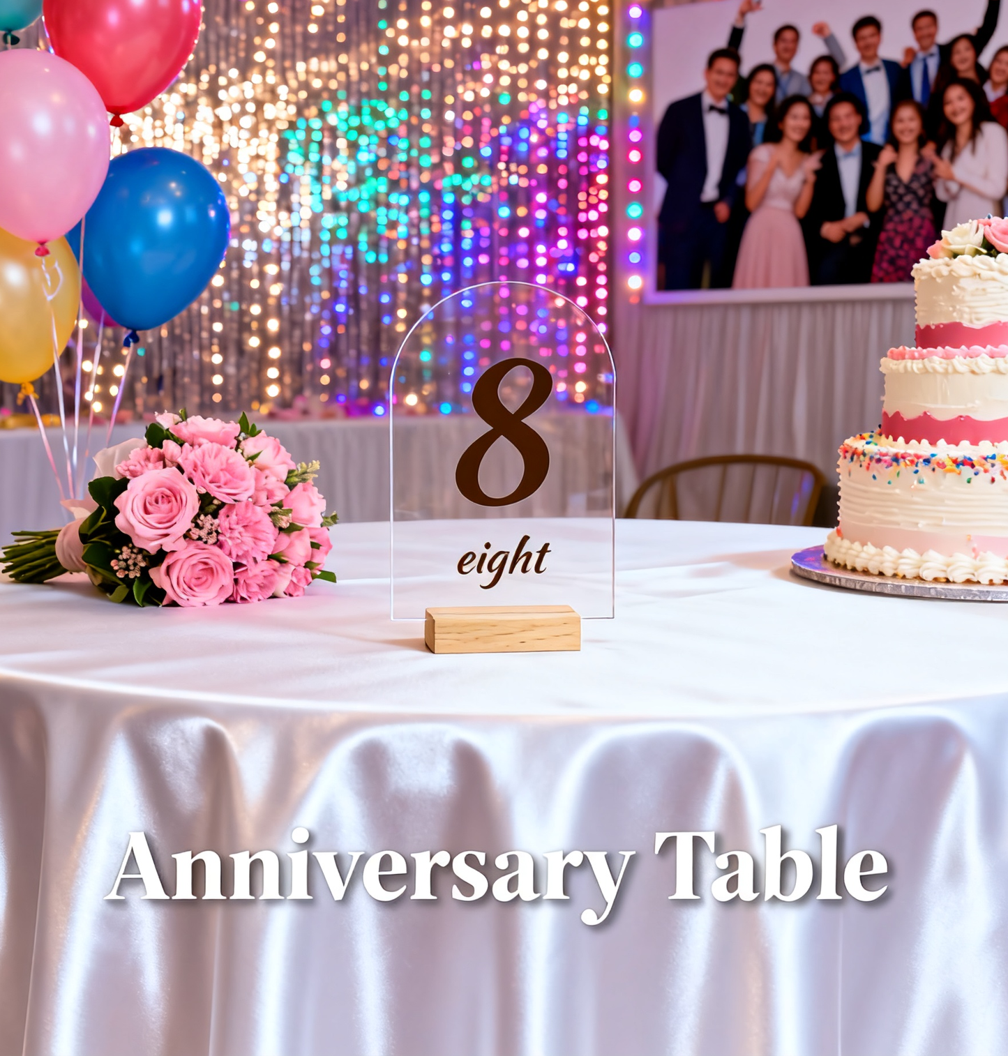 Acrylic Sign 10 Pack 5x7 Inch Blank Clear Arch with Wooden Stands, Arched Round Top Acrylic Sheet, DIY Acrylic Arch Table Numbers，DIY Table Numbers，DIY Name Card Gifts Event Party Sign Decoration