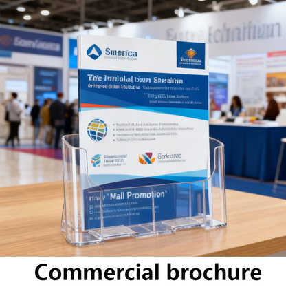 Acrylic Brochure Holder 8.5 x 11”，2 Pack Clear Flyer Display Stand for Desk or Wall Mount, Plastic Literature Holder for Trifold Brochures, Magazines, Menus, Pamphlets, Booklets, Documents