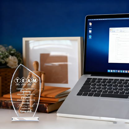 Acrylic trophy 10 Pcs Employee Appreciation Awards for Coworker Acrylic Thank You Trophy May You Be Proud Office/Campus Recognition Gifts Women Men