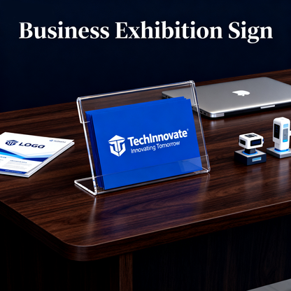 Small Acrylic Sign Holder 3.5" x 2", 30 PCS Mini Acrylic Food Sign Labels for Party Buffet, Retail Price Display Holder, Clear Table Counter Top Stand for Place Cards, Name Card, Wedding and Event Use Sign