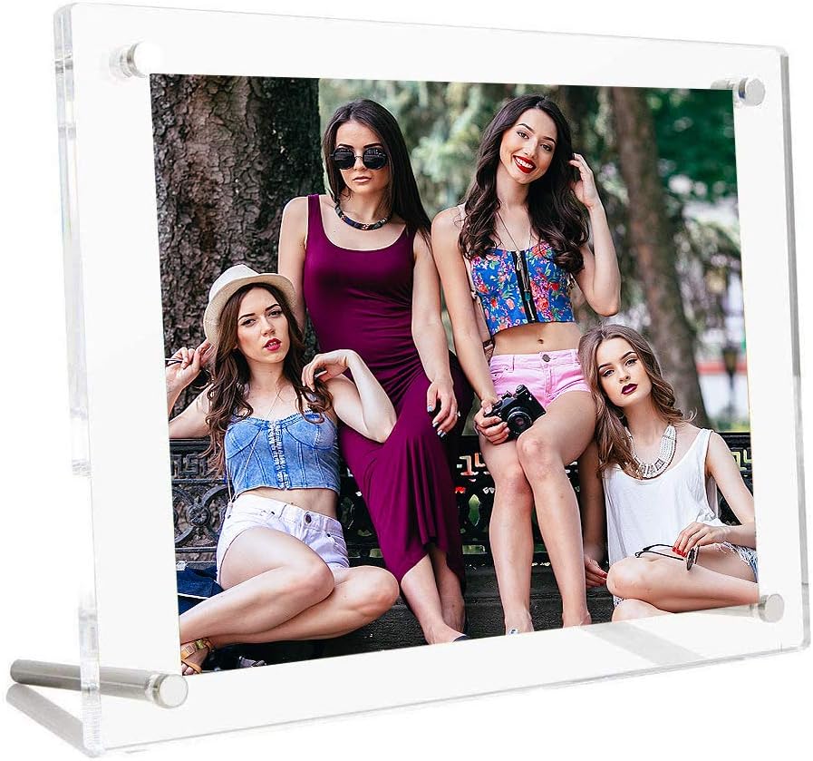 9.2 x 11.2 Acrylic Photo Frame , Clear Certificate Frames , Picture Frame for Tabletop Display, Degree Certificate, and Family Portraits