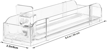 Store Display Shelves Matchbook Display Case, Automatic   Clear Cigarette Display Stand Rack for Market Store (8Pcs Capacity)