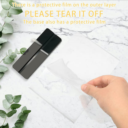 Acrylic Sign Holder 4 x 6 inch,T Shape Double-Sided Acrylic Stands for Office,Weddings, Photos