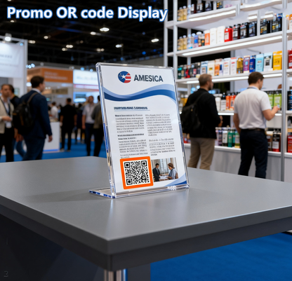 Acrylic Sign Holder Clear 8.5 x 11,12 Pack Plastic Display Stands for Tabletop, Desktop L-Shape Acrylic Stands for Flyers, Documents, Office, Restaurants Menus, Stores Flyers