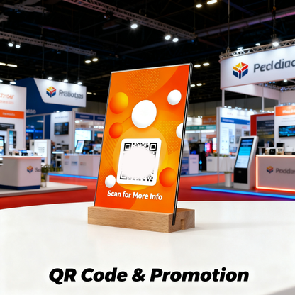 Acrylic Sign Holder with Wood Base 8.5 x 11”  3 Pack L/T Versatile Vertical/Slant Back Display Holder for Wedding, Restaurant Menu, Store, Office, Hote Counters