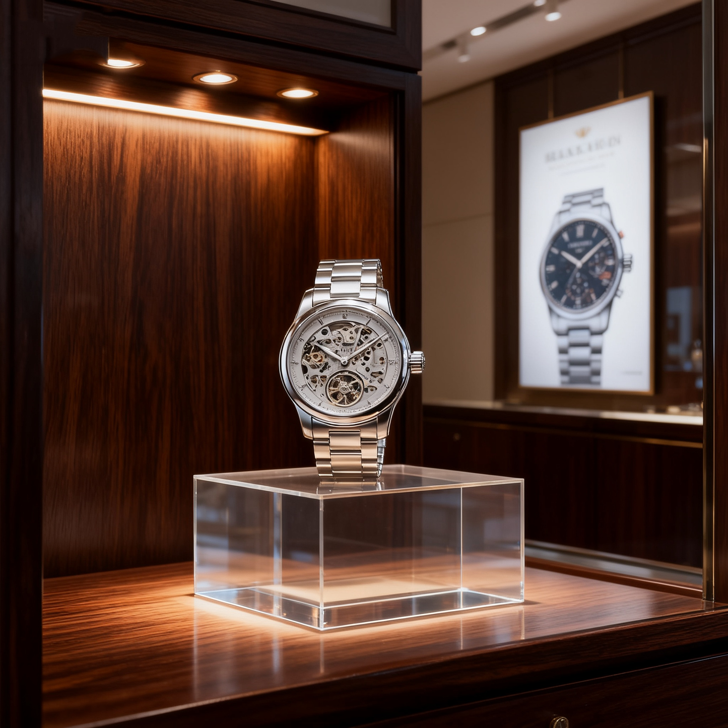 3 Size Acrylic Risers Stands Display Block Clear Crystal Polished Acrylic Cube Solid Display Pedestal Stand Square for Small Jewelry Perfume Photography Collection Food Doll Wedding Christmas