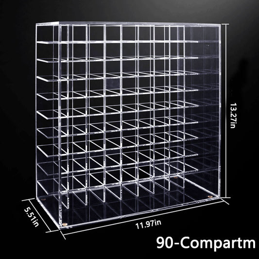 Acrylic Lipstick and Nail Polish Storage Cabinet