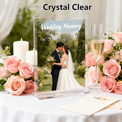 Acrylic Sign Holder, 5x7”, 15 Pack Double Sided Vertical Clear Vertical Table Menu Display,for Restaurants, Office, Store, Fair，Trade Shows