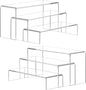 Three display Risers: large, medium and small