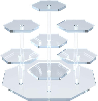 Multilevel Acrylic Risers for Display