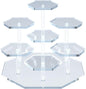 Multilevel Acrylic Risers for Display