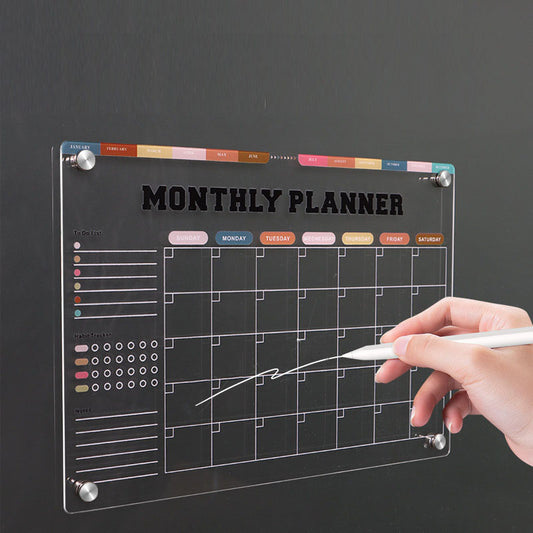 Acrylic Magnet Fridge Calendar  15.8“ x 11.8”