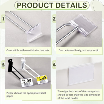 Plastic Label Holders details
